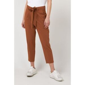 Gas Polyester Casual Pants Women Brown Jeans & Pants